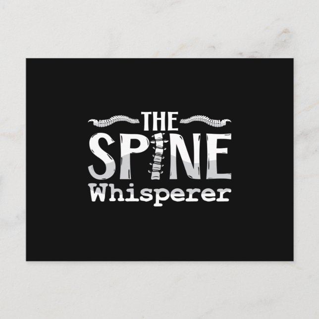 Carte Postale Chiropractic The Spine Whisperer Chiropractor (Devant)