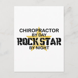 Carte Postale Chiropractor Rock Star par nuit