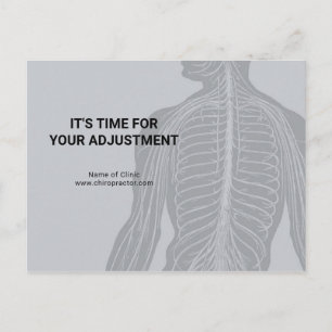 Carte Postale Chiropraticien Nomination Rappel Anatomie moderne