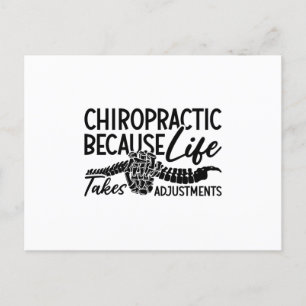 Carte Postale Chiropratique Parce Que Vie Spine Chiro Chiroprati