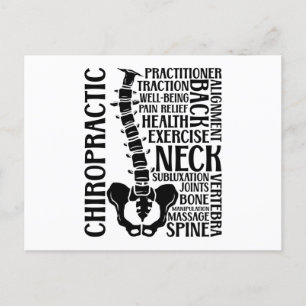 Carte Postale Chiropratique Spine Therapist Chiro Chiropractor