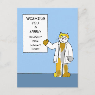 Carte Postale Chirurgie cataracte Récupération rapide