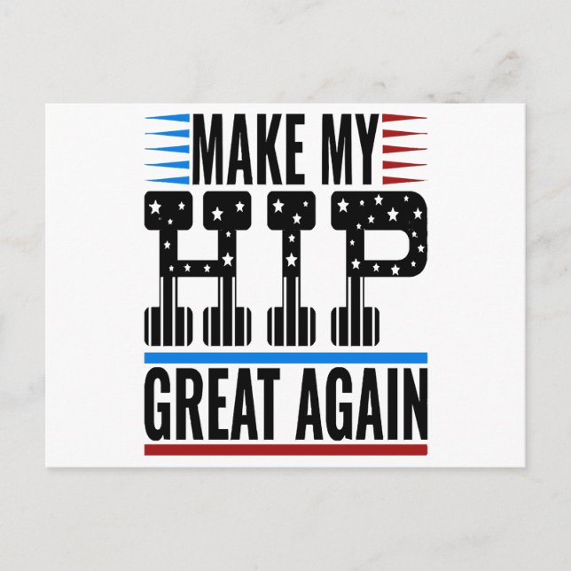 Carte Postale Chirurgie de hanche (Devant)