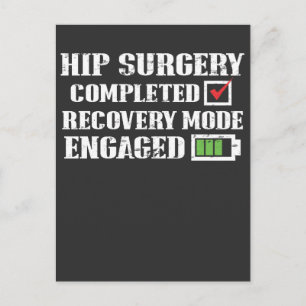 Carte Postale Chirurgie de remplacement de hanche récupération o