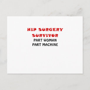 Carte Postale Chirurgie Hip Survivery Part Femme Machine