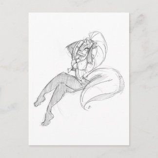 Carte Postale Chloe Bored 05