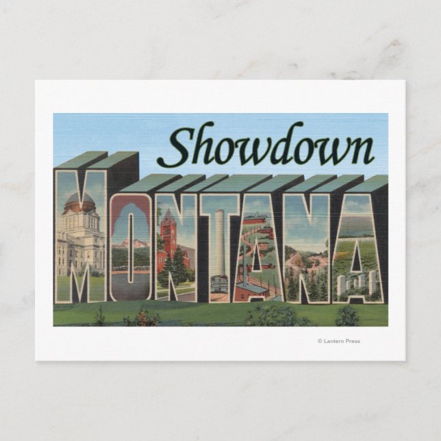 Carte Postale Choc, Montana (Devant)