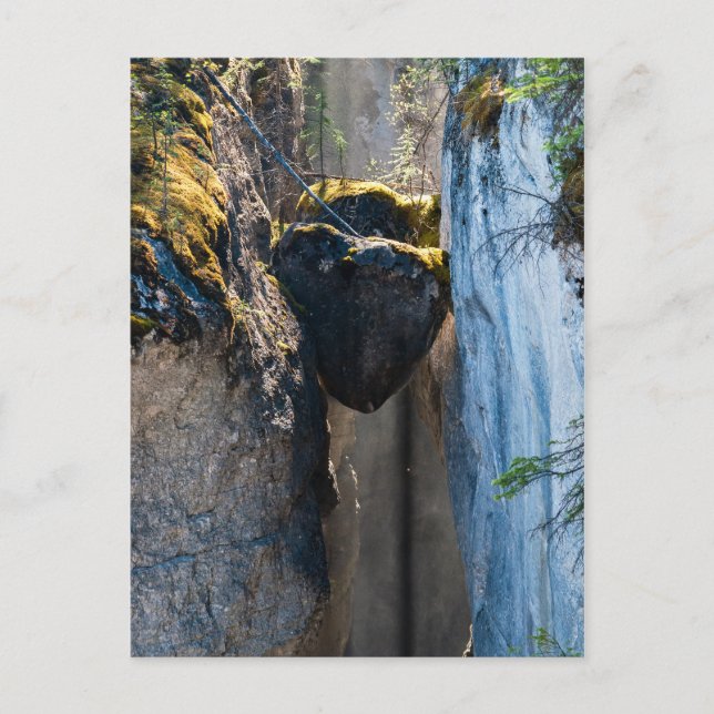 Carte Postale Chockstones en Maligne Canyon - Alberta, Canada (Devant)
