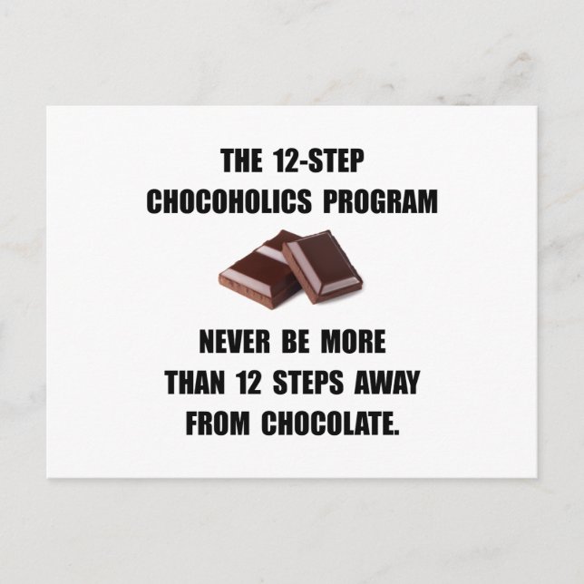 Carte Postale Chocoholics (Devant)