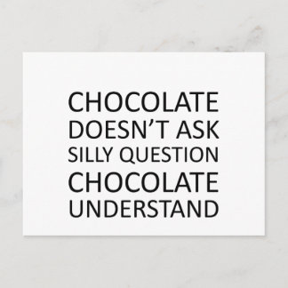Carte Postale chocolat