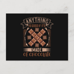 Carte Postale Chocolat - Bon Quand Fait De Chocolat