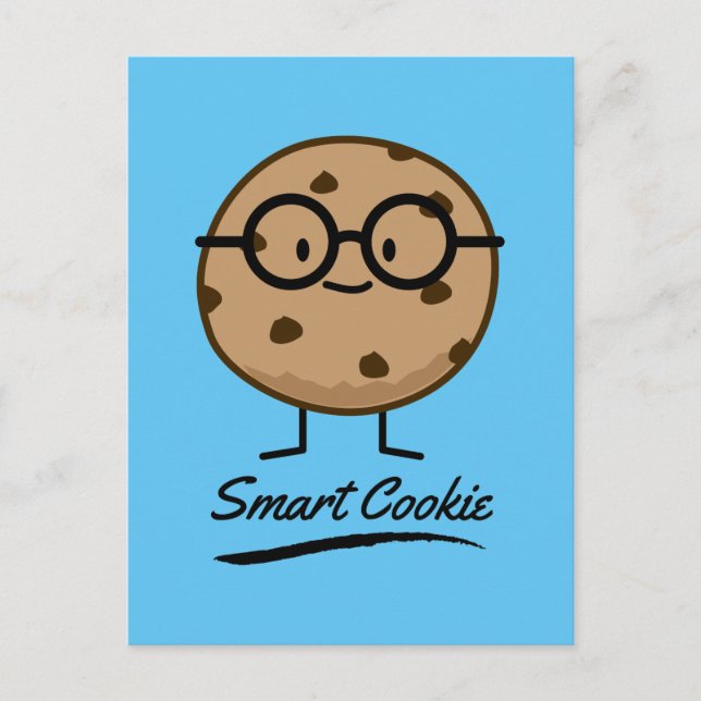 Carte Postale Chocolat Cookie Smart Cookies (Devant)