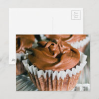 Chocolat Frosted Cupcakes Photographie alimentaire