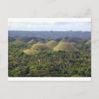Carte Postale Chocolat Hills Bohol Island Philippines