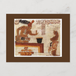 Carte Postale Chocolat Maya Frothé