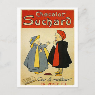Carte Postale Chocolat Suchard 2 Annonce Vintage