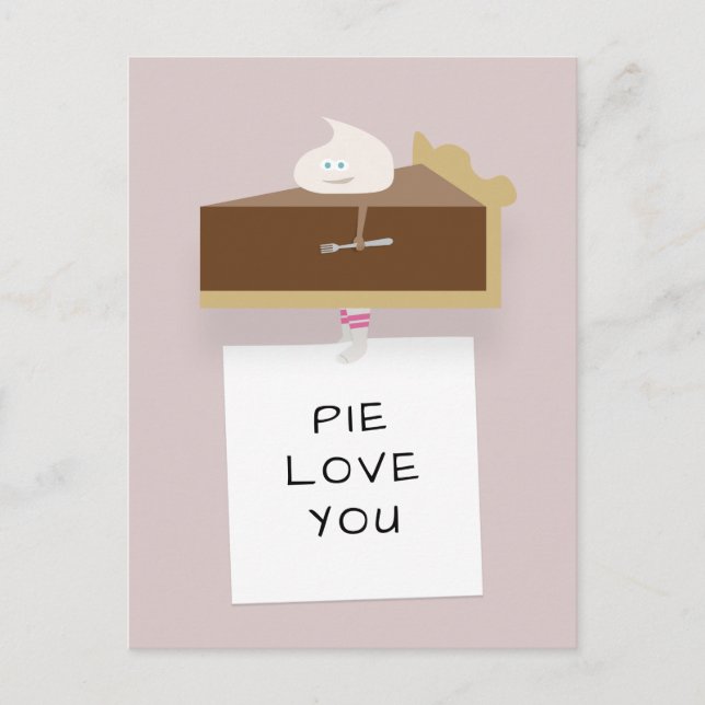Carte Postale Chocolate pie (Devant)