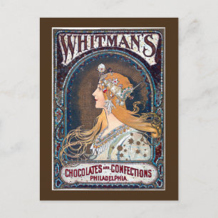 Carte Postale Chocolats et confections