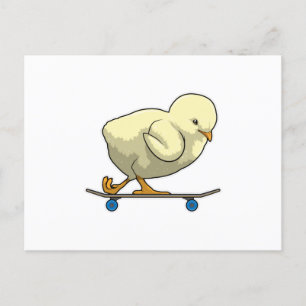 Carte Postale Choisir comme patineur avec skateboard