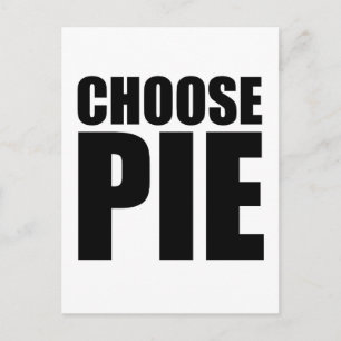 Carte Postale Choisir la tarte