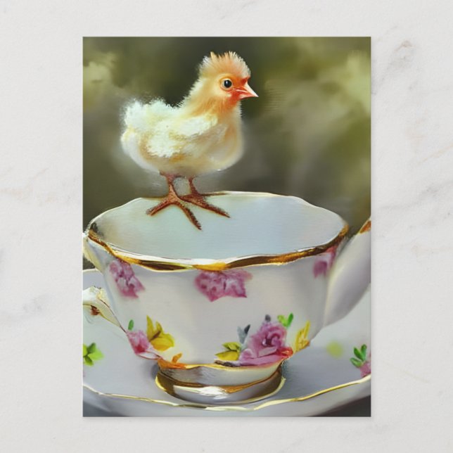 Carte Postale Choisir un Teacup Vintage (Devant)