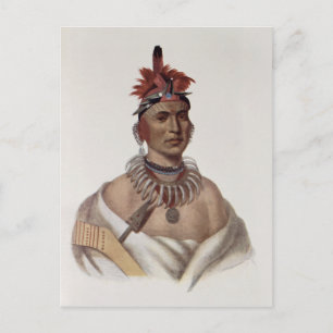 Carte Postale Chon-Ca-Pe ou 'Big Kansas', un chef Oto