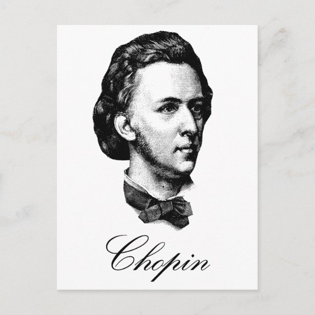 Carte Postale Chopin (Devant)