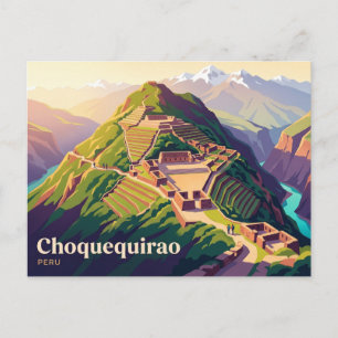 Carte Postale Choquequirao Pérou