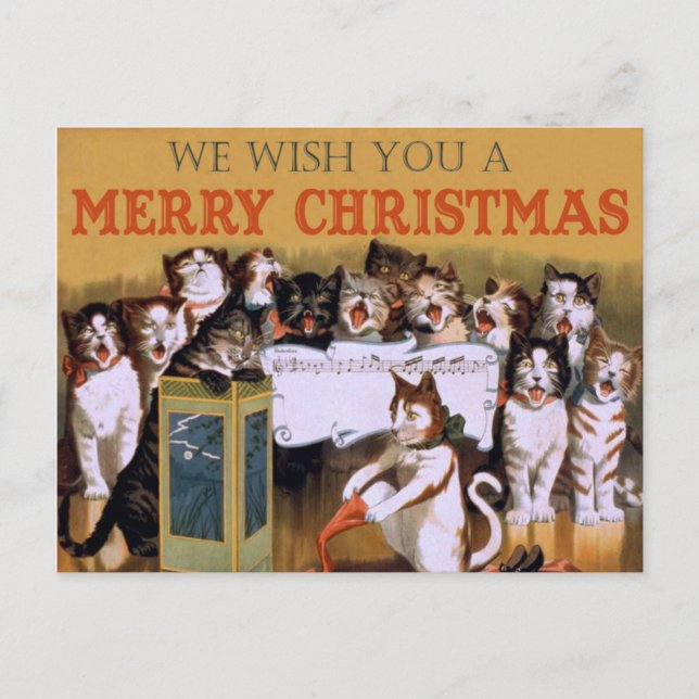 Carte Postale chorale conversation de Noël (Devant)