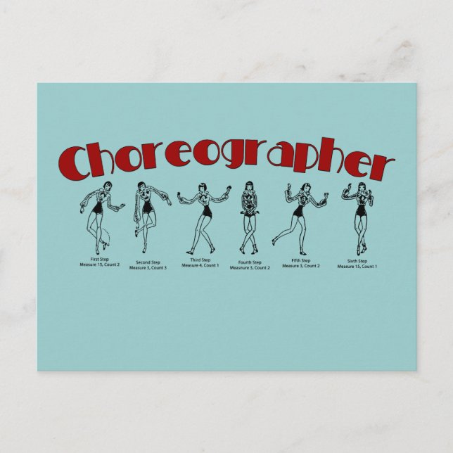 Carte Postale Chorégraphe (Devant)