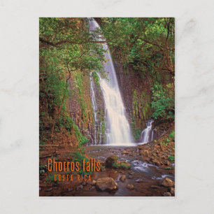 Carte Postale Chorros falls, Costa Rica