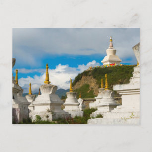 Carte Postale Chortens du monastère de Tagong
