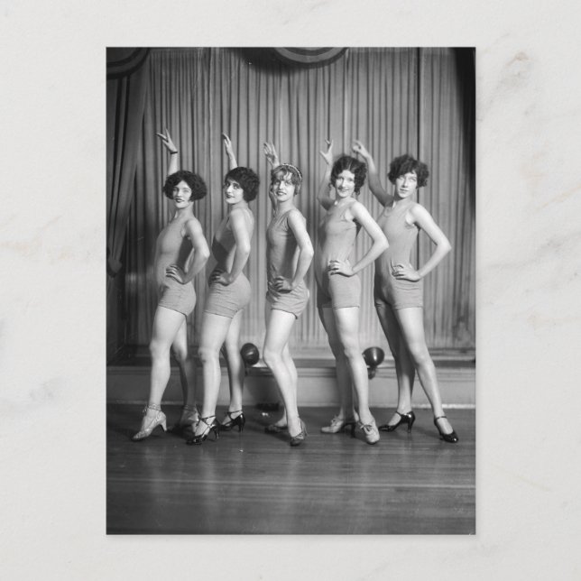 Carte Postale Chorus Girls, 1927 (Devant)