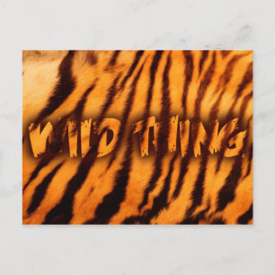 CARTE POSTALE CHOSE SAUVAGE