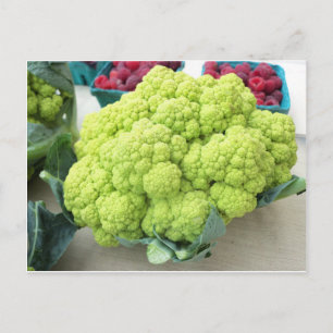 Carte Postale Chou-fleur vert
