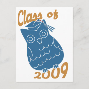Carte Postale Chouette de classe