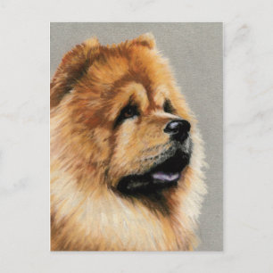 Carte postale Chow Chow Dog Art