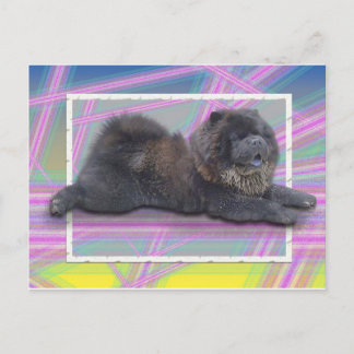 Carte Postale Chow-Chow Wang