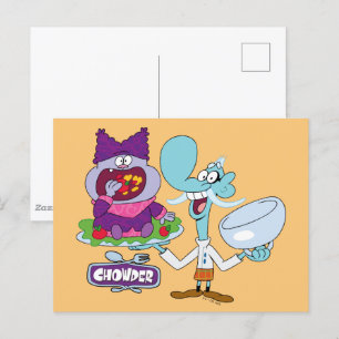 Carte Postale Chowder et Mung Daal