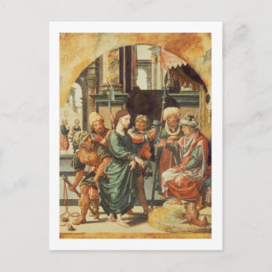 Carte Postale Chrétien Before Pilate