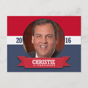CARTE POSTALE CHRIS CHRISTIE 2016