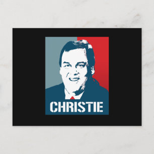 CARTE POSTALE CHRIS CHRISTIE POSTER