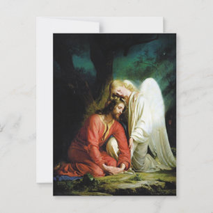 Carte Postale Christ à Gethsémani