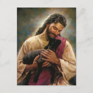 Carte Postale Christ Bon Pasteur