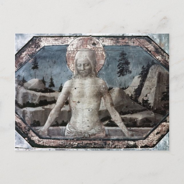 Carte Postale Christ dans la tombe par Jacopo Bellini (Devant)