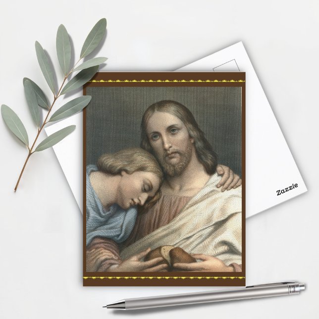 Carte Postale Christ et saint Jean (Créateur téléchargé)