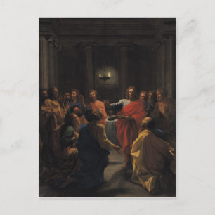 Carte Postale Christ Instituant l'Eucharistie
