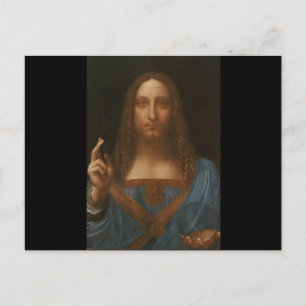 Carte Postale Christ Jésus par Léonard de Vinci, douleur de la r