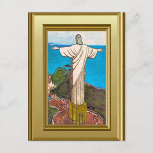 Carte Postale Christ le Roi Rio de Janeiro