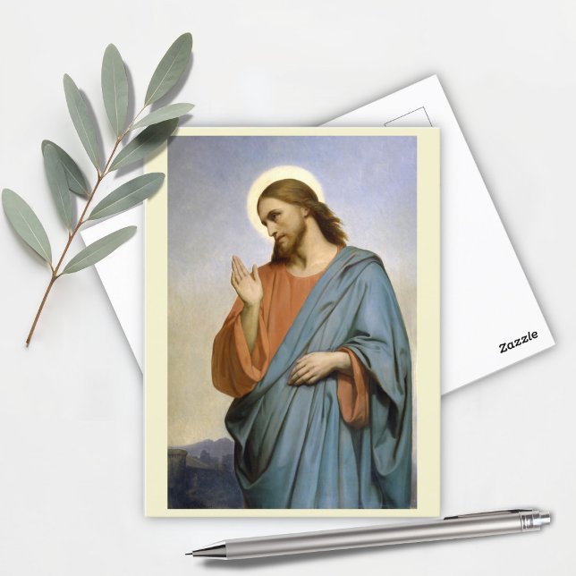 Carte Postale Christ pleurs sur Jérusalem par Ary Scheffer (Créateur téléchargé)